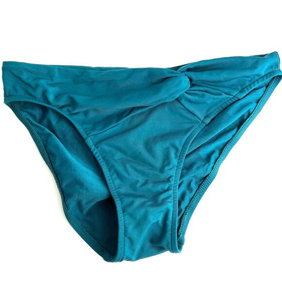 Jets by Jessika Allen Teal 2-Piece Push-Up Halter Bikini Set 6/8 - Picture 7 of 10